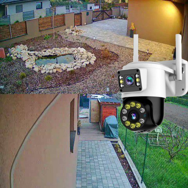 JOM03T Camara eyes doble lente wifi b/n